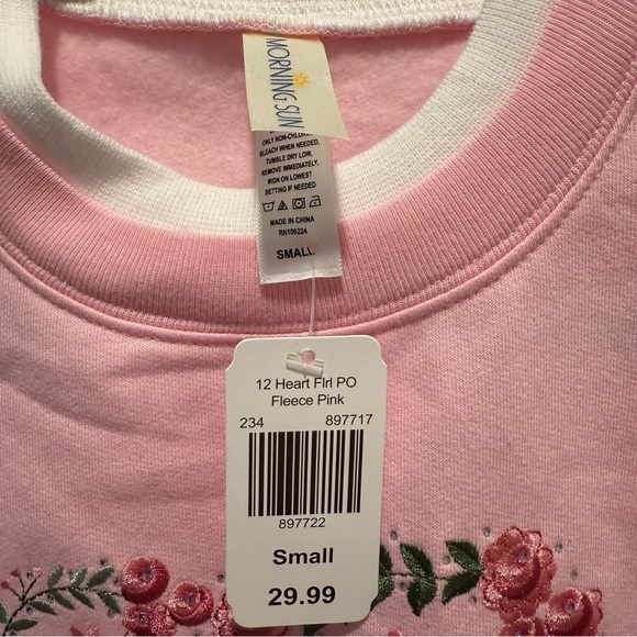 NWT Y2K Grandmacore Embroidered Sweatshirt S - Picture 4 of 4